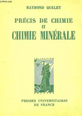 Couverture du produit · PRECIS DE CHIMIE / TOME II : CHIMIE MINERALE / COLLECTION EUCLIDE.