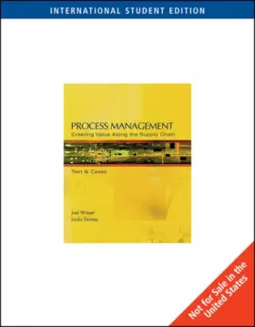 Couverture du produit · Process Management: Creating Value in the Supply Chain