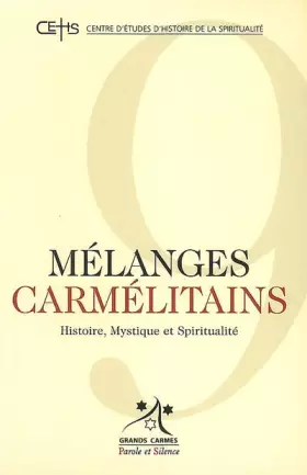 Couverture du produit · Melanges carmelitains 9