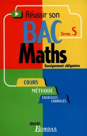 Couverture du produit · 030 - MATHS TERM. S OBLIGATOIRE    (Ancienne Edition)