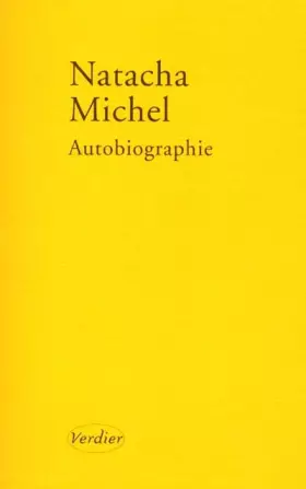 Couverture du produit · Autobiographie. Approche de l'ombre, déploration à quatre voix