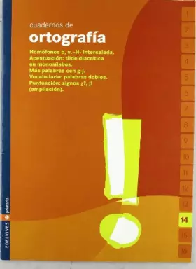 Couverture du produit · Cuaderno de ortografia 14 Primaria