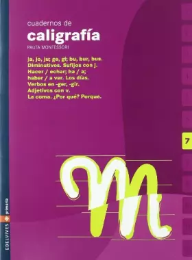 Couverture du produit · Cuaderno 7 de caligrafia Pauta Montessori