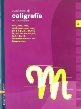 Couverture du produit · Cuaderno 3 de caligrafia Pauta Montessori