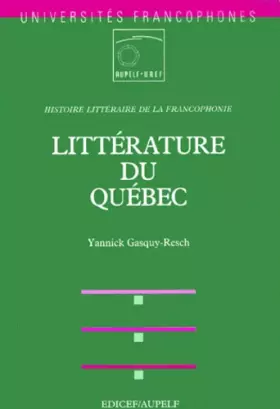 Couverture du produit · La littérature du Quebec