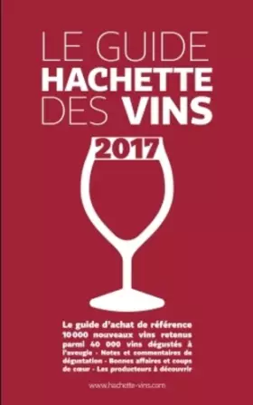 Couverture du produit · Guide Hachette des Vins 2017