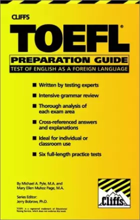 Couverture du produit · Cliff's Toefl Preparation Guide