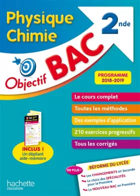 Couverture du produit · Objectif Bac Physique Chimie 2nde