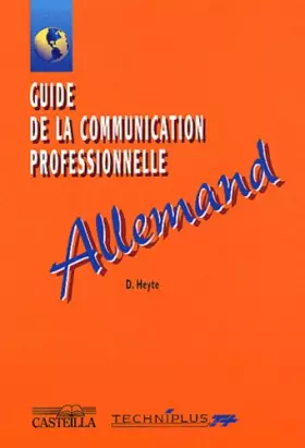 Couverture du produit · Guide de la communication professionnelle : Allemand