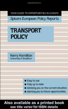 Couverture du produit · Transport Policy