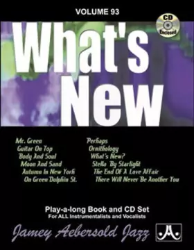Couverture du produit · What's New, Vol. 93 by Jamey Aebersold (2000-06-27)