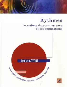 Couverture du produit · Rythmes : Le rythme dans son essence et ses applications