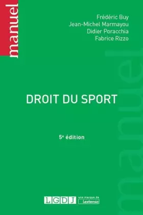 Couverture du produit · DROIT DU SPORT - 5EME EDITION