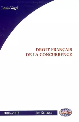 Couverture du produit · Droit français de la concurrence