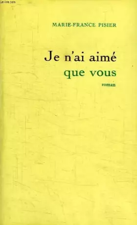Couverture du produit · Je n ai aime que vous.
