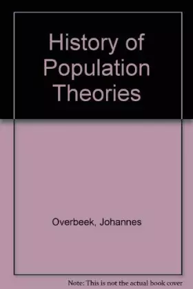 Couverture du produit · History of Population Theories