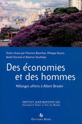 Couverture du produit · Des économies et des hommes : Mélanges offerts à Albert Broder