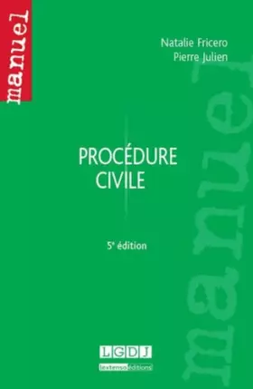 Couverture du produit · Procédure civile, 5ème Ed.