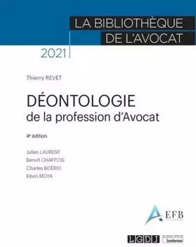 Couverture du produit · Déontologie de la profession d'avocat (2021)
