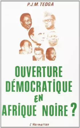 Couverture du produit · Ouverture démocratique en Afrique noire?