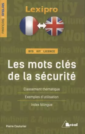 Couverture du produit · Les mots clés de la sécurité: français anglais