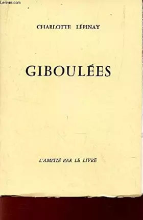 Couverture du produit · GIBOULEES