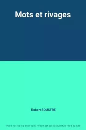 Couverture du produit · Mots et rivages