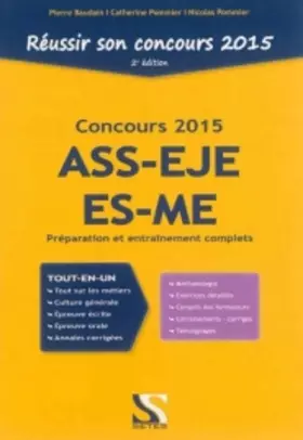 Couverture du produit · Réussir son concours ASS - EJE - ES - ME 2015