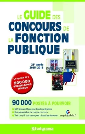 Couverture du produit · Le guide des concours de la fonction publique