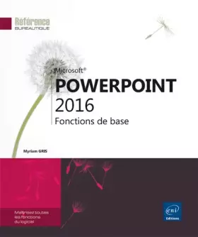 Couverture du produit · PowerPoint 2016 - Fonctions de base