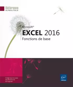 Couverture du produit · Excel 2016 - Fonctions de base