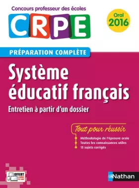 Couverture du produit · Système éducatif français - Préparation à l'épreuve orale