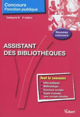 Couverture du produit · Assistant des bibliothèques, catégorie B