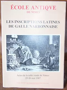 Couverture du produit · Inscriptions latines de Gaule Narbonnaise, par Em. E. Espérandieu, membre de l'Institut