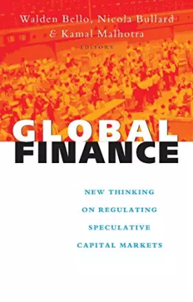 Couverture du produit · Global Finance: New Thinking on Regulating Speculative Capital Markets