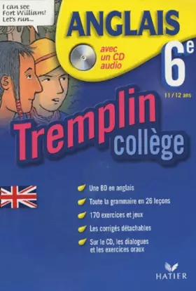 Couverture du produit · Anglais 6e Tremplin Collège : 11/12 ans (1CD audio)