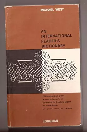 Couverture du produit · International Reader's Dictionary