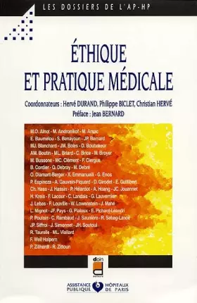 Couverture du produit · Ethique et pratique médicale