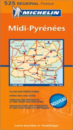 Couverture du produit · Carte routière : Midi-Pyrénées
