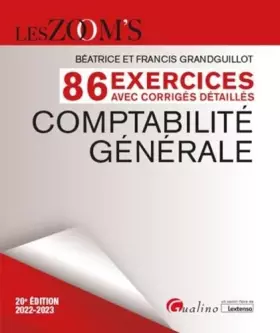 Couverture du produit · Exercices avec corrigés détaillés - Comptabilité générale: 86 exercices avec des corrigés détaillés