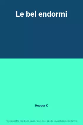 Couverture du produit · Le bel endormi