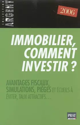 Couverture du produit · Immobilier, comment investir ? (édition 2006)