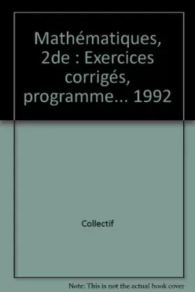 Couverture du produit · JOKE.201 MATHS 2EME NP (Ancienne Edition)