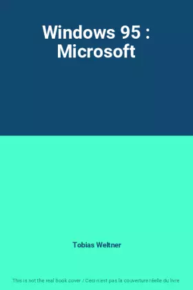 Couverture du produit · Windows 95 : Microsoft