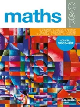 Couverture du produit · Mathématiques CAP, Livre élève, Ed.2010