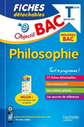 Couverture du produit · Objectif Bac Fiches détachables Philosophie Term