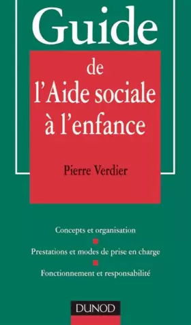 Couverture du produit · Guide de l'aide sociale à l'enfance