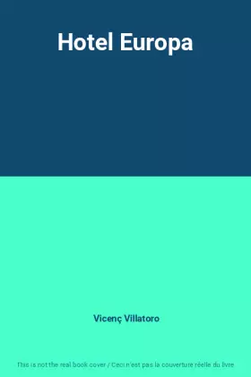 Couverture du produit · Hotel Europa
