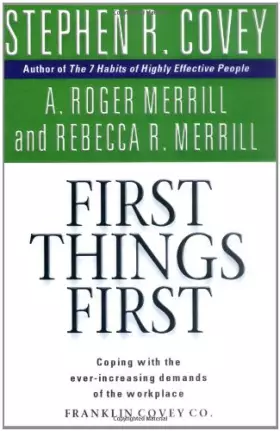 Couverture du produit · First Things First