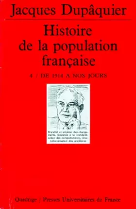 Couverture du produit · Histoire de la population française, tome 4 : De 1914 à nos jours